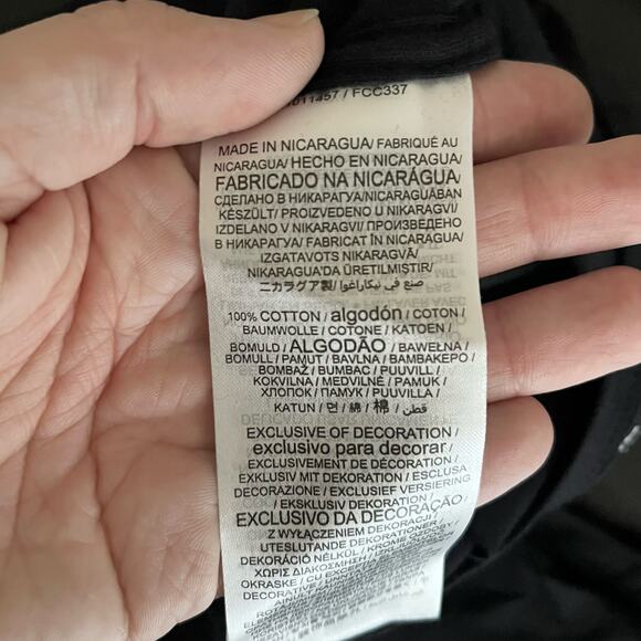 Chicago White Sox Women's Long Sleeve T-Shirt Medium Black Sparkle Girly NWOT - Picture 7 of 8